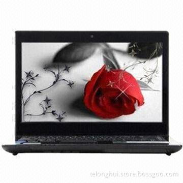 14.1-inch Laptop, Core i3, i5, i7 Supported, Intel HM65 Chipset, NVIDIA GT550M, 2G